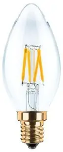 Llambë LED SEGULA Candle E14, 3W, 2200K, e ngrohtë