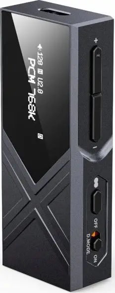 DAC portativ FiiO KA17, Hi-Res USB, amplifikator kufjesh 3.5mm 4.4mm, i zi