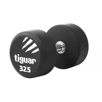 Hantelë Tiguar TI-WHPU0325, 32.5 kg, poliuretan, e zezë