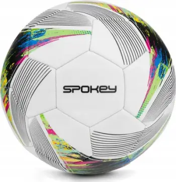 Top futbolli Spokey Prodigy, madhësia 5, TPU, i bardhë