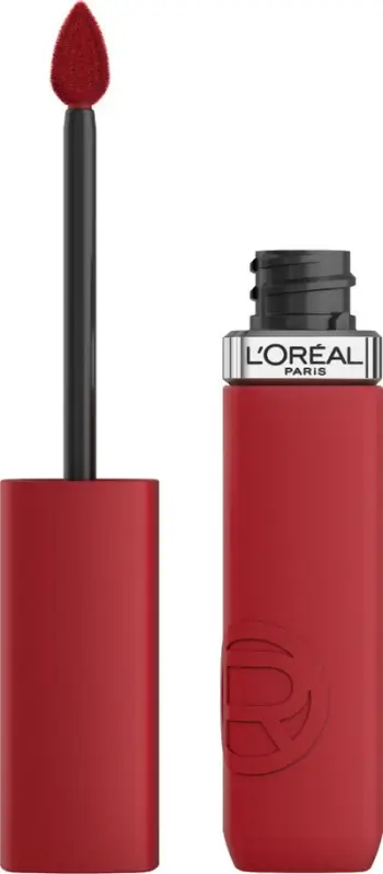 Ruj liquid L'Oréal Paris Rouge Signature, mat, i kuq