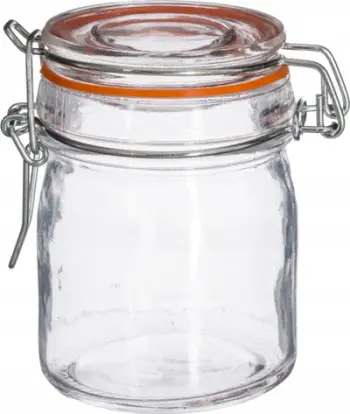 Set kavanoz qelqi me kapak klips, 150ml, 8 copë, transparent