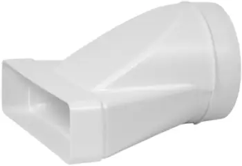 Manikot i brendshëm ventilimi Euro3plast VENTILATION INNER SLEEVE, 220×55 mm, dalje 125 mm, i bardhë