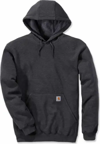Bluzë me kapuç Carhartt Marquette Midweight, loose fit, XXL, gri e errët