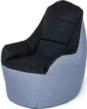 Karrige sedie Sedac Boss XXL, 140x90 cm, bean bag, gri e zezë