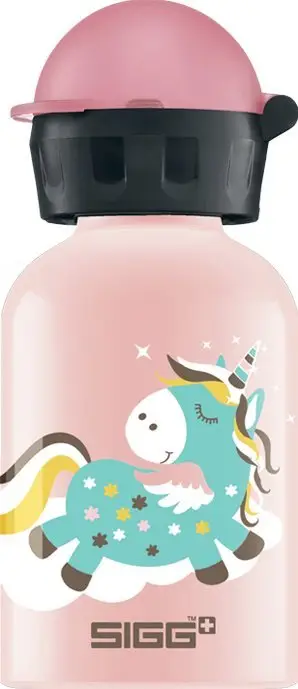 Shishe uji për fëmijë Sigg KBT Kids Fairycon, 300ml, alumin, rozë