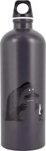 Shishe uji Sigg Traveller Moomin Mörkö, 1000ml, alumin, e zezë