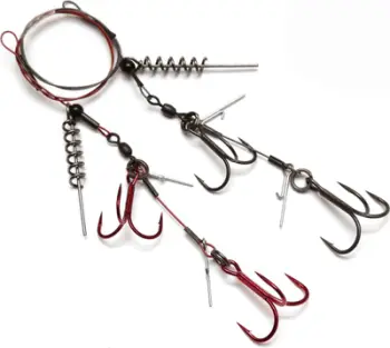 Rig peshkimi Savage Gear Stinger, për karrema gome, sistem Line Thru