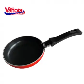 Tigan alumini Vanora Home Mini Red, 12 cm, veshje jo ngjitëse, i kuq