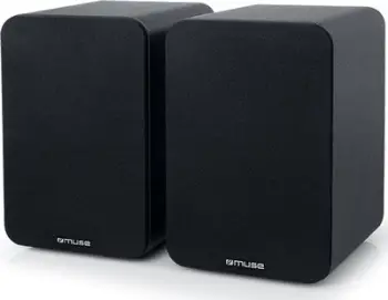 Altoparlantë kompaktë Muse M620SH, stereo, për kompjuter, të zinj