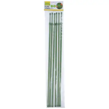 Set shkopinj mbështetës për bimë, 6 copë, 50 80 cm, jeshil