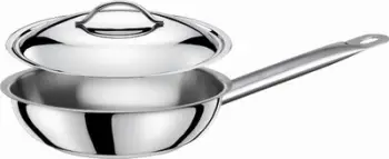 Tigan Tom-gast Exclusive, 20 cm, çelik inox, me kapak