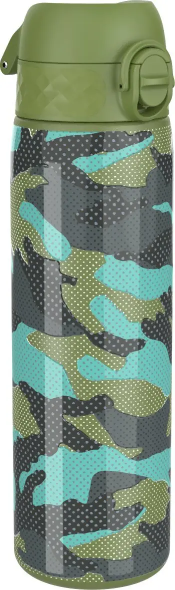 Shishe uji ION8 Tritan, 500ml, termorezistente, kamuflazh jeshil