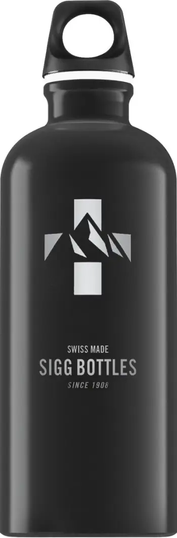 Shishe uji SIGG Mountain, 0.6L, alumin, e zezë