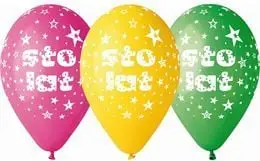 Balona Godan Balloon 12 Premium, 30 cm, Happy Birthday, pastel shumëngjyrëshe