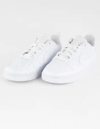 Atlete për fëmijë Nike Court Borough Low Recraft, profil i ulët, total white, të bardha