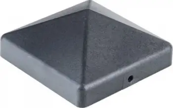 Kapak kompozit për shtylla 4iQ, 9x9 cm, për ambiente të jashtme, ngjyrë kafe