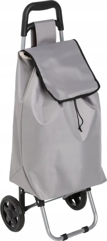 Karrocë pazari Watercolor Cart Gray, 30L, e palosshme, gri
