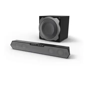 Sistem zëri Hama URage SoundZbar 2.1, wireless, Bluetooth, i zi