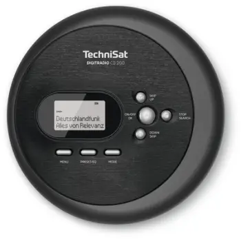 Radio TechniSat DigitRadio CD 2GO, e zezë