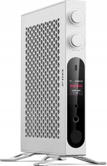 Amplifikator kufjesh FiiO K19, Hi-Fi DAC me preamp, desktop, argjendtë