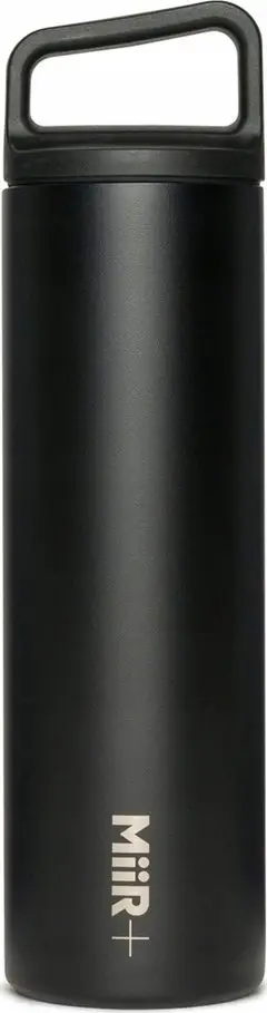Shishe termo MiiR Climate Wide Mouth, inox, izolim vakum, e zezë