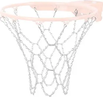 Rrjetë zinxhiri për basketboll NILS SDKR6, diametër 45 cm, çelik, argjendtë
