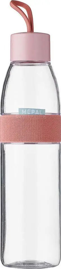 Shishe uji Mepal Ellipse, 700ml, plastike, rozë Vivid Mauve