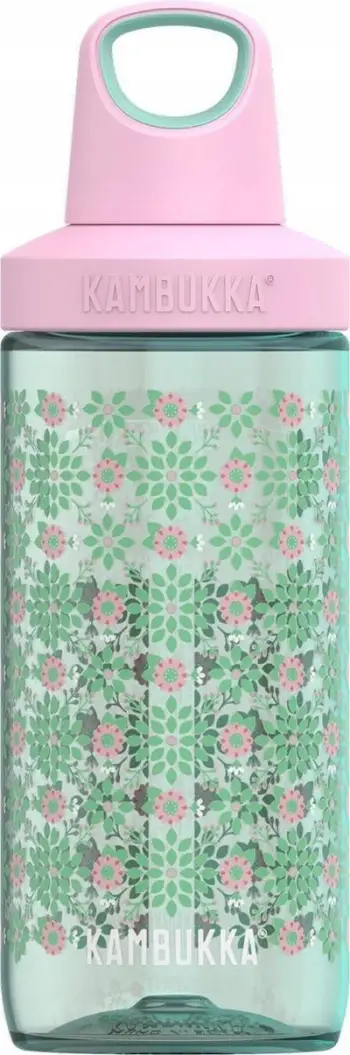 Shishe uji Kambukka Reno Flower Garden, 500ml, Tritan, mente e rozë