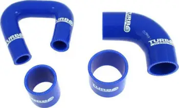 Tub silikoni marrës TurboWorks Subaru Impreza GC8 GF8 EJ20 WRX STI 99-00, rezistent deri 200°C, blu