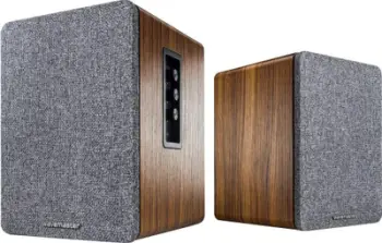Altoparlantë rafti Wavemaster Base Hi Fi, 2.0, Bluetooth, kafe