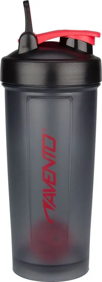 Shaker për pije Avento 1L, me top miksues, gri e zezë