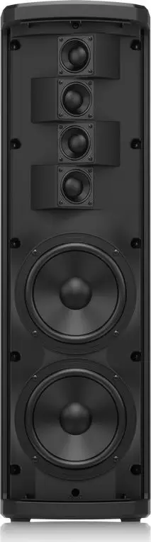 Kutinë altoparlanti Turbosound INSPIRE iP300, kolonë aktive, me mikser të integruar, e zezë