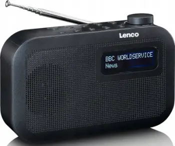 Radio portative digjitale Lenco PDR-016BK, DAB+/FM, Bluetooth, e zezë