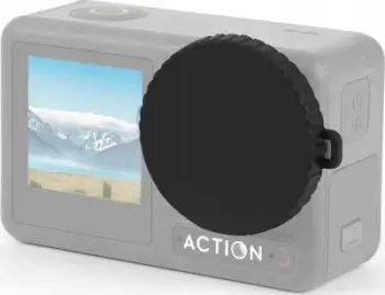 Kapak mbrojtës lente Puluz PU996B për DJI Osmo Action 3 4, plastik, i zi