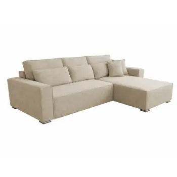 Divan krevat kendor CORNERA HM3335.03, kënd i këmbyeshëm, 269x155x89cm, bezhë