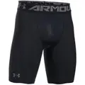 Shorts kompresues për meshkuj Under Armour HeatGear Armour 2.0, të gjata, të zeza