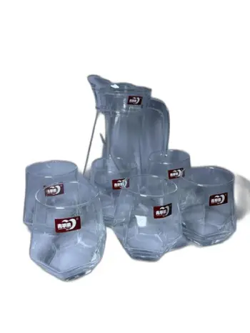 Set gote qelqi dhe bokall 7/1. DELIGLASS