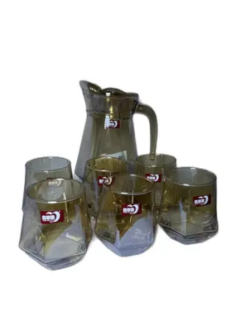 Set gote qelqi dhe bokall 7/1. DELIGLASS