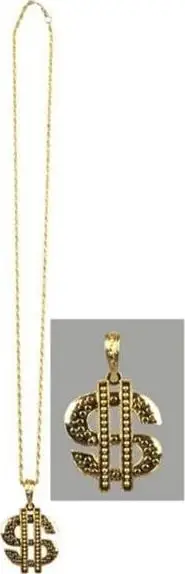 Varëse dollar unisex, 5 cm, ngjyrë ari