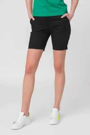 Pantallona të shkurtra femrash PEGAS, casual, masa XL, të zeza