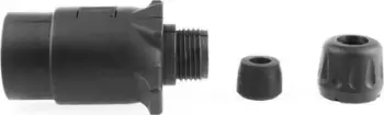 Prizë rimorkioje AMiO Trailer Plug 02144, 7 kontakte, plastikë, e zezë