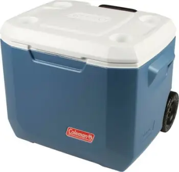 Frigorifer portativ Coleman 50QT Xtreme, 47L, me rrota, blu