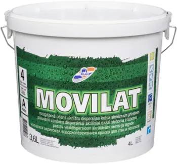Bojë murale PAINT MOVILAT 4 Base A, 3.6L, e bardhë