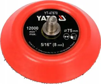 Pjatë lustruese YATO YT-47870, 75mm, filetimi 5/16