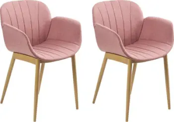 Set karrigesh ngrënieje ALICE, 2 copë, material poliester, rozë