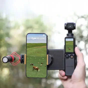 Dorezë fikse Sunnylife OP3 AD744 D për DJI Osmo Pocket 3, plastike, për telefon, e zezë