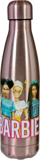 Shishe termus Scooli Barbie, 0.45L, çelik inox, shumëngjyrëshe