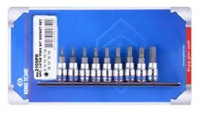 Set bit çelësa Torx King Tony 2107PR, 1/4", T10-T40, 7 copë