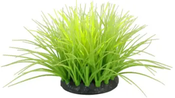 Dekor për akuarium Flowers 4, bimë artificiale, jeshile e verdhë